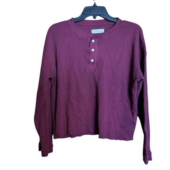 Everlane Ribbed Organic Cotton Top Womens Large Minimalistic Blouse - Picture 1 of 9